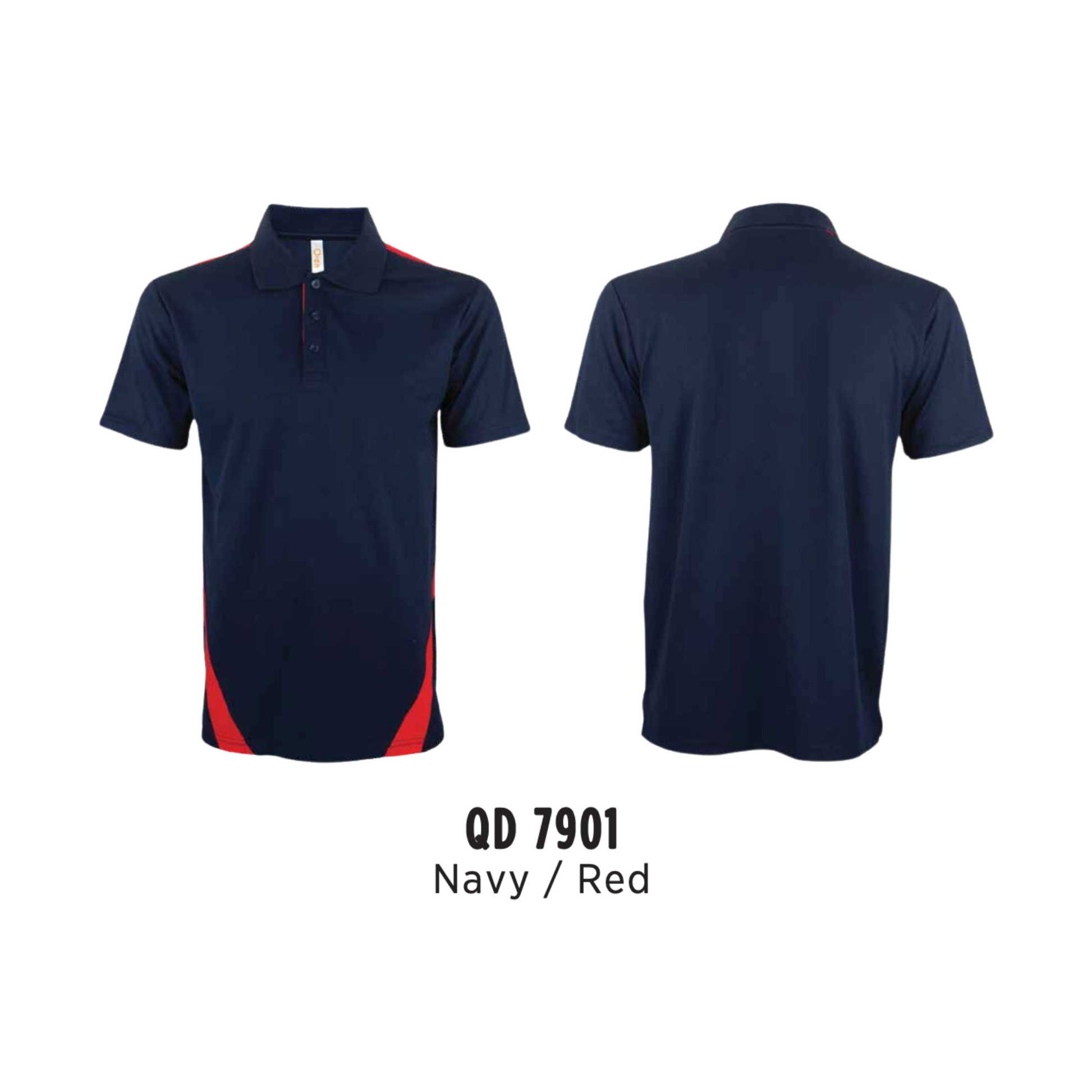 qd7901-custom-polo-unisex-cvc-cut-and-sew-plain-navy-red