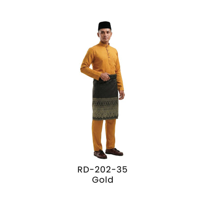 Baju Melayu - DanFine | 155gsm | RD-202 Regular Fit | Gold | RD-202-35 | Artiztee