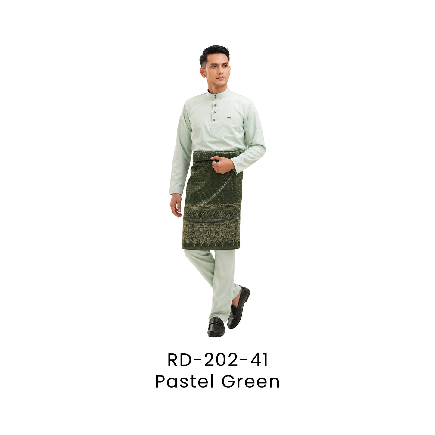 Baju Melayu - DanFine | 155gsm | RD-202 Regular Fit | Pastel Green | RD-202-41 | Artiztee