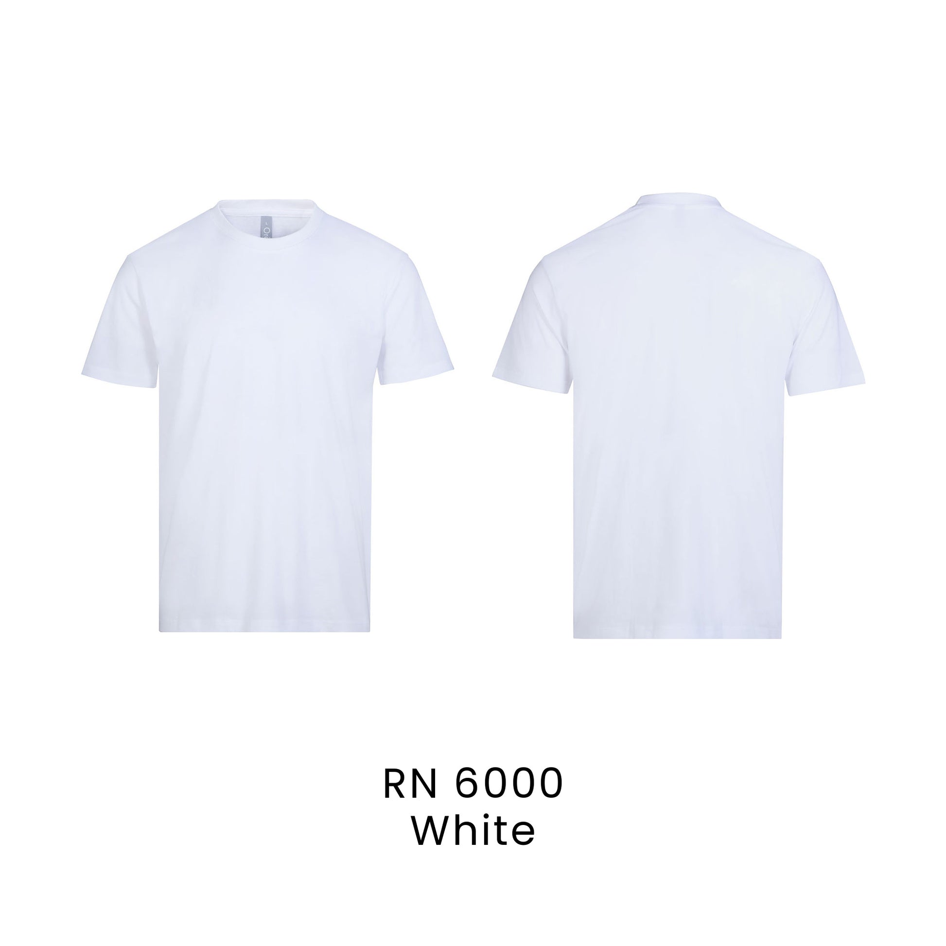 RN 6000 White - RN60 cotton t-shirt
