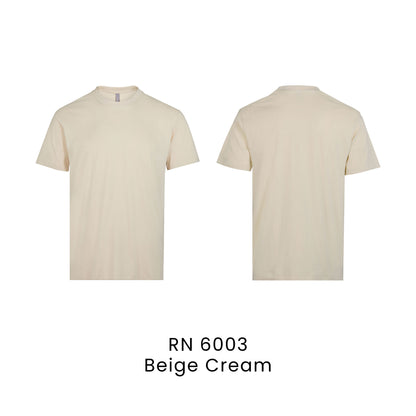 RN 6003 Beige Cream - RN60 cotton t-shirt