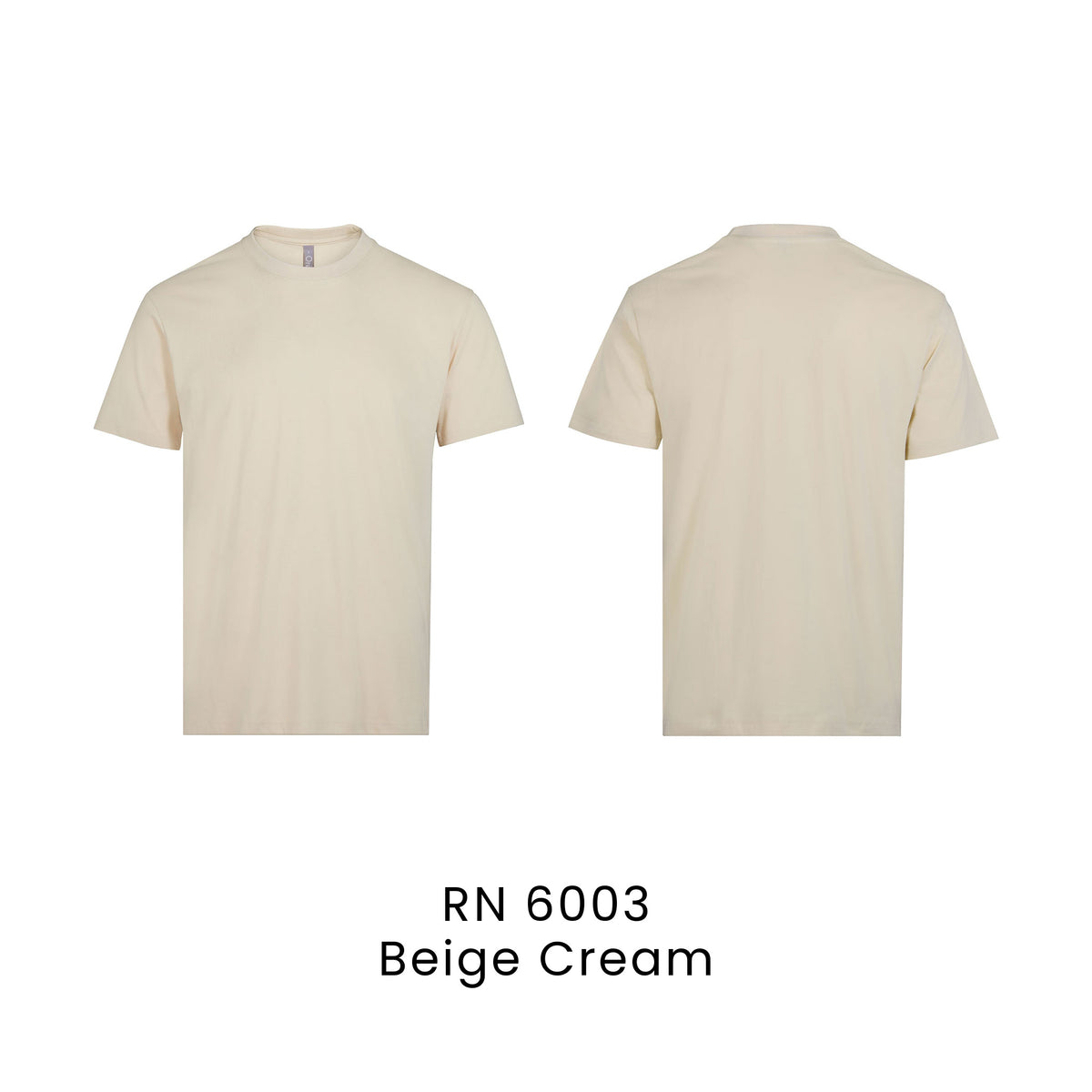 RN 6003 Beige Cream - RN60 cotton t-shirt