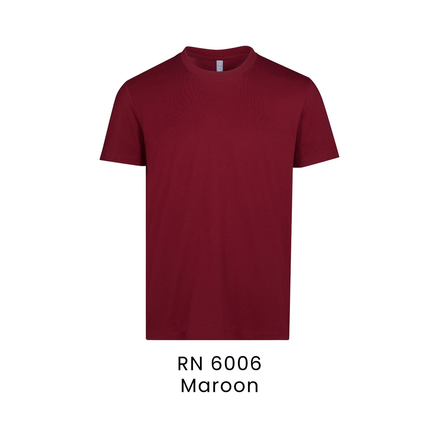 RN 6006 Maroon - RN60 cotton t-shirt
