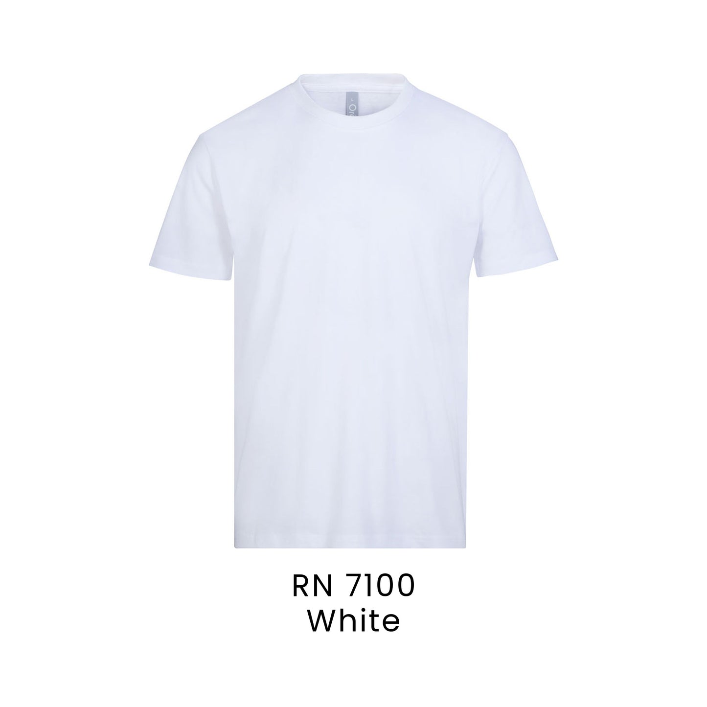 RN 7100 White - RN71 cotton t-shirt