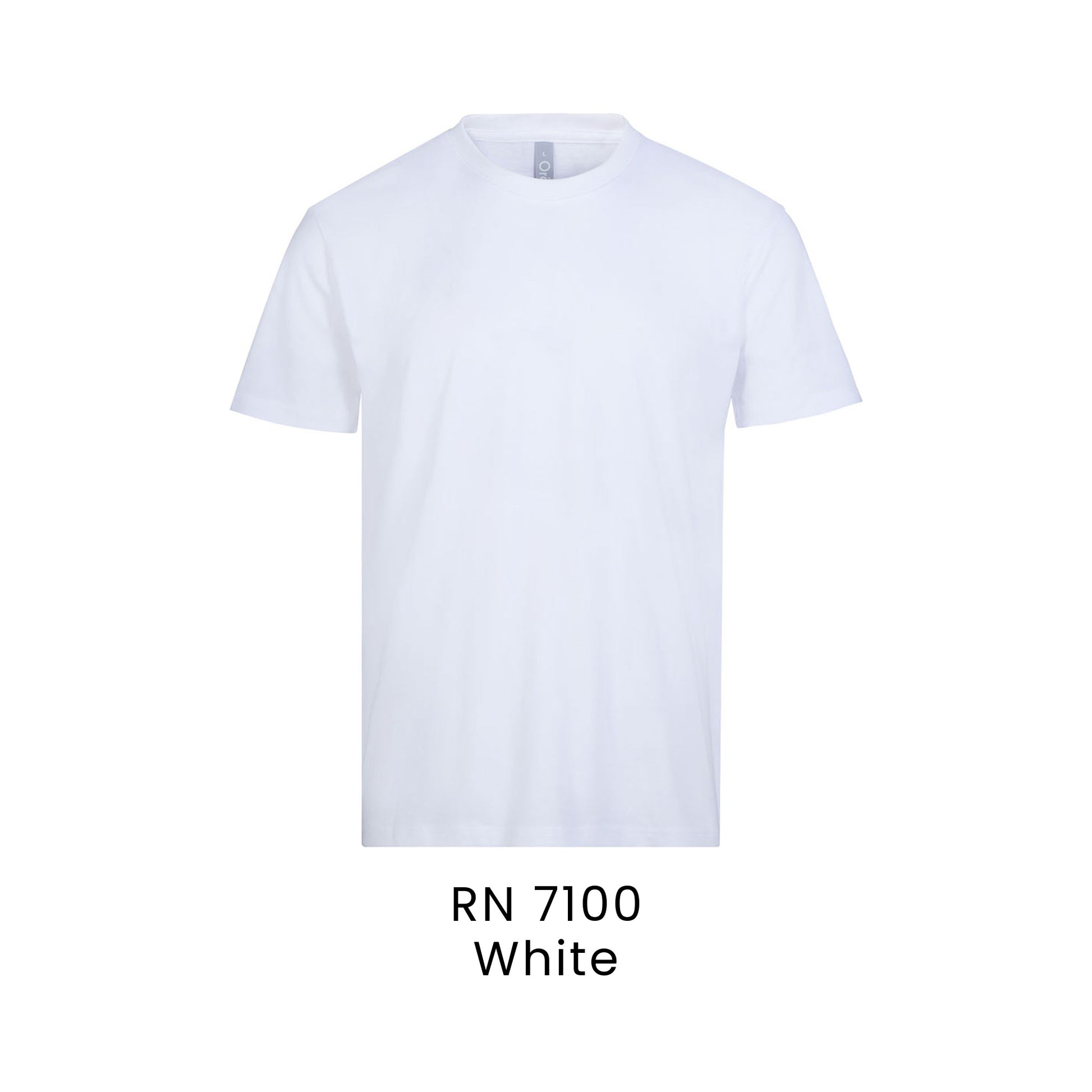 RN 7100 White - RN71 cotton t-shirt