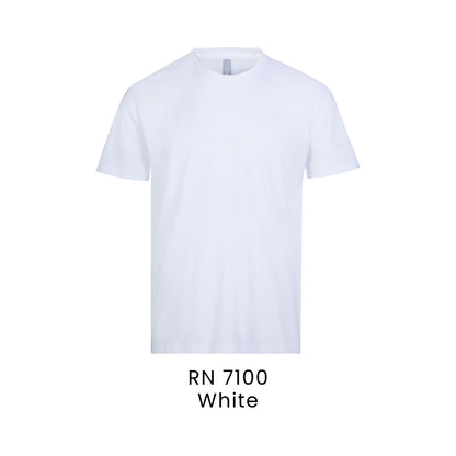 RN 7100 White - RN71 cotton t-shirt