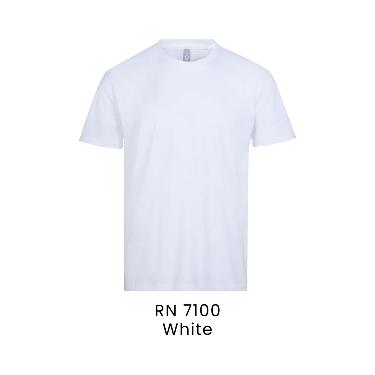 RN 7100 White - RN71 cotton t-shirt
