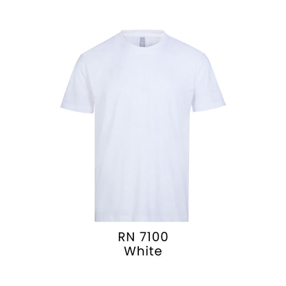 RN 7100 White - RN71 cotton t-shirt