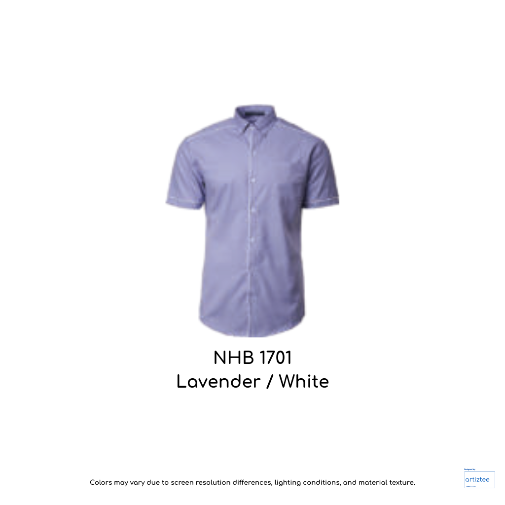 Shirt Synergy Racewear Premium Workwear Unisex 200gsm NHB1701 Lavender White
