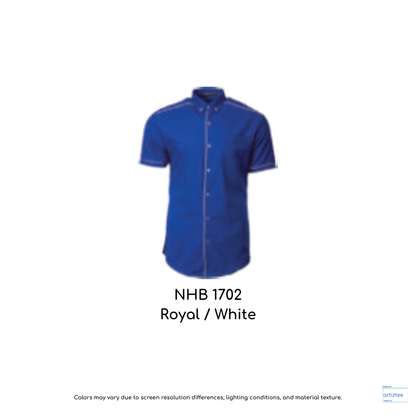Shirt Synergy Racewear Premium Workwear Unisex 200gsm NHB1702 Royal White