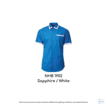 smart racewear shirt unisex 190gsm nhb1902 sapphire white