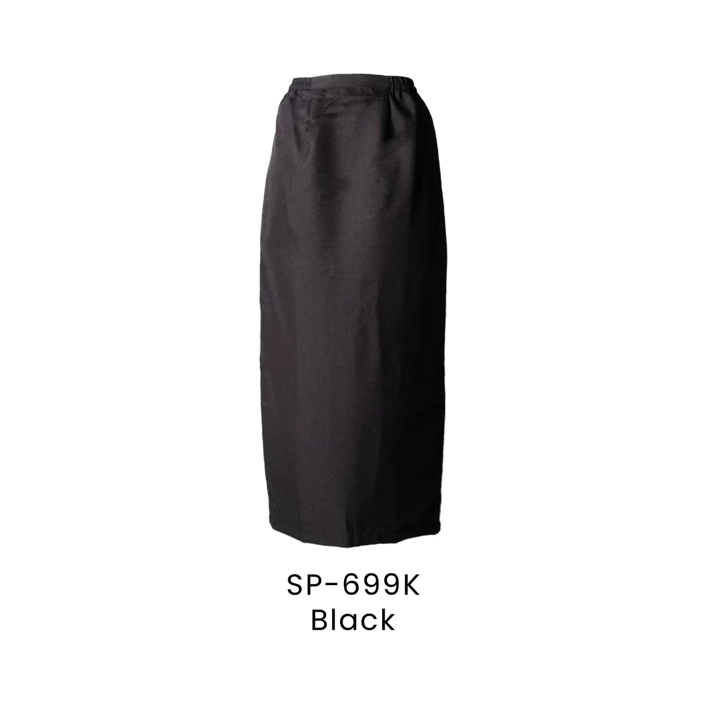 Long Skirt - Polysoft | SP-699K | Black | SP-699K | Artiztee