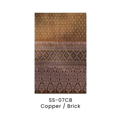 Sampin Baju Melayu - Songket | SS-07 | Copper / Brick | SS-07CB | Artiztee