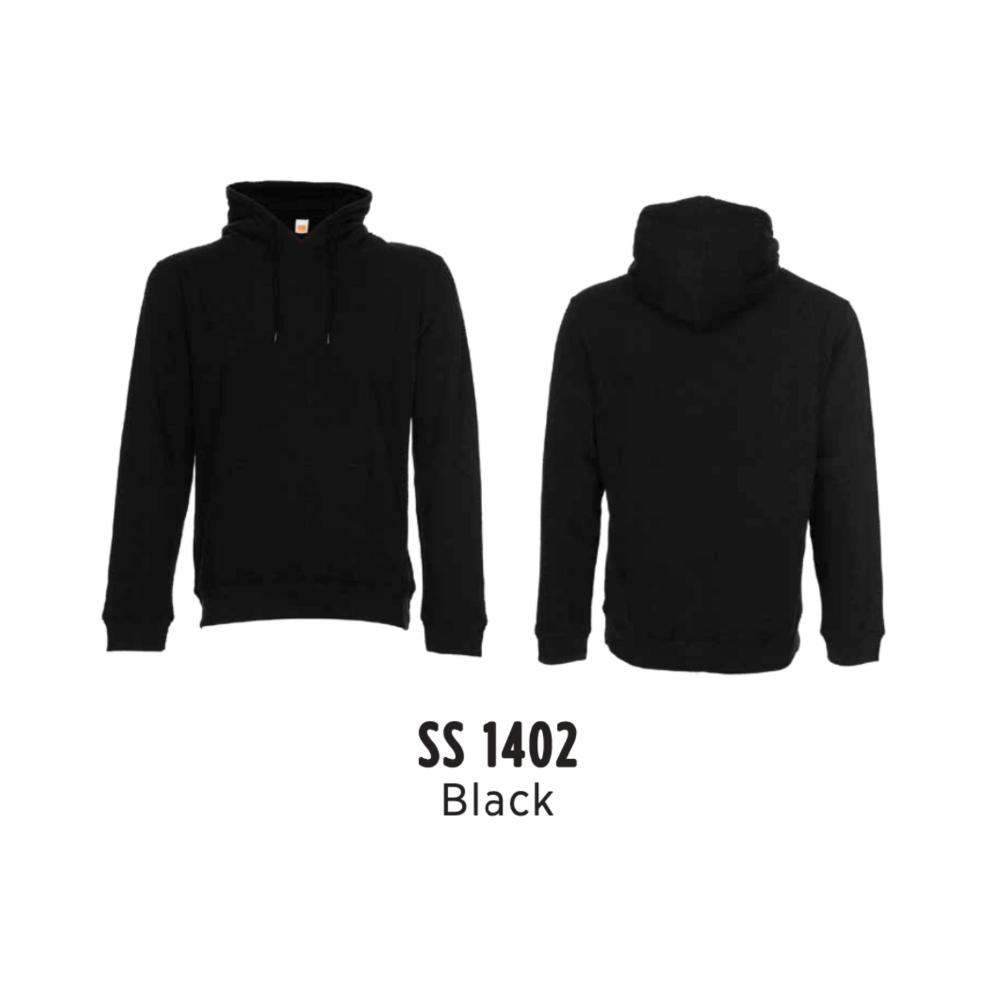Hoodie - Pullover | Unisex | Black | SS1402