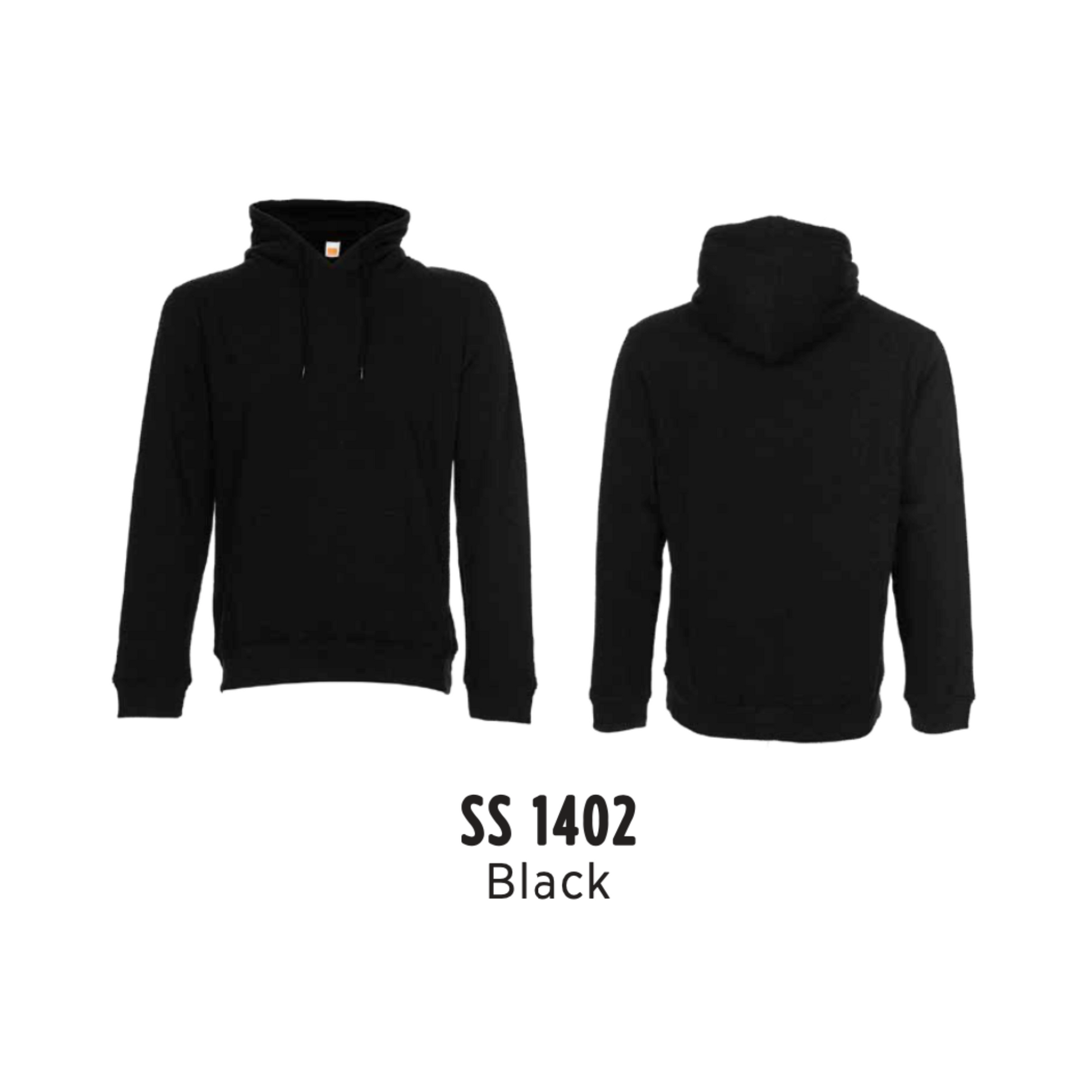 Hoodie - Pullover | Unisex | Black | SS1402