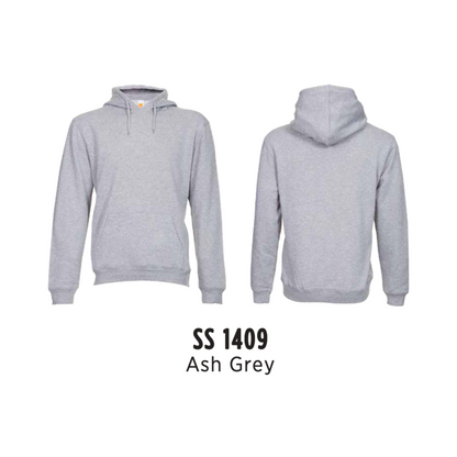 Hoodie - Pullover | Unisex | Ash Grey | SS1409