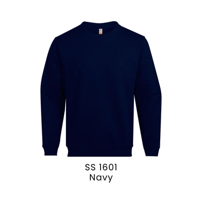 SS 1601 Navy - SS16 crew neck sweatshirt