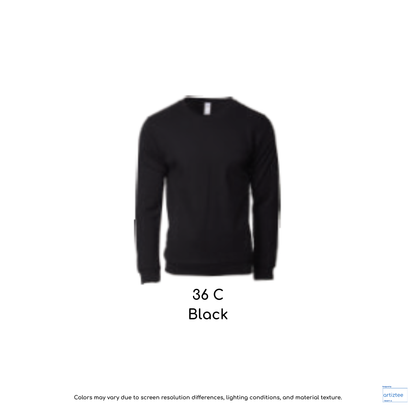 Sweatshirt Adult Crewneck Unisex 285gsm 88000 36C Black