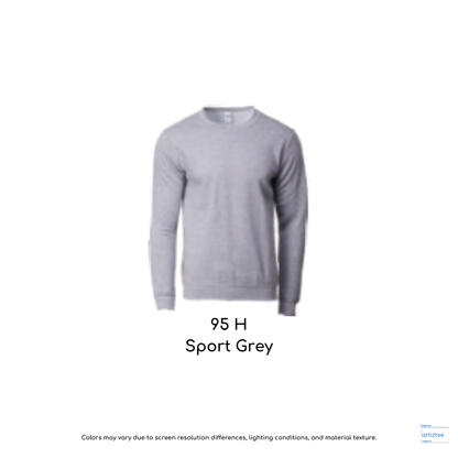 Sweatshirt Adult Crewneck Unisex 285gsm 88000 95H Sport Grey