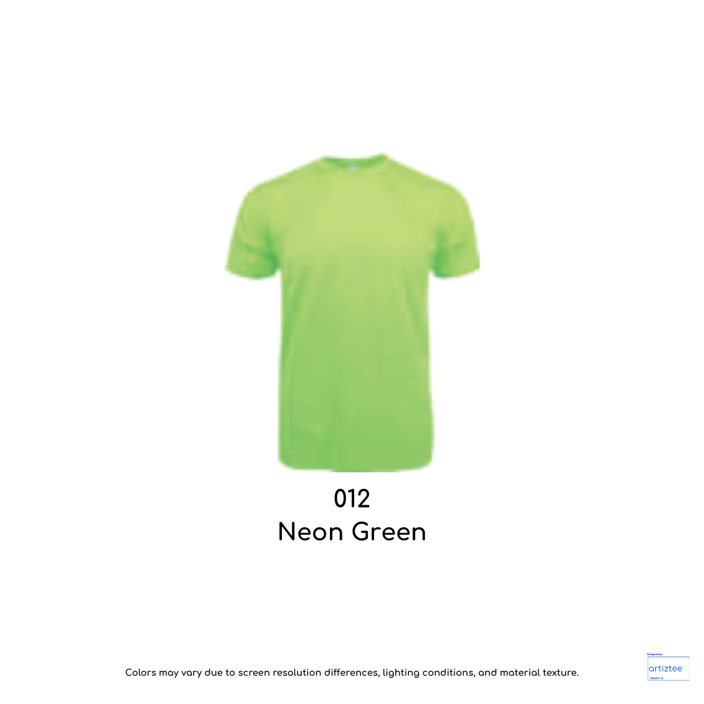 T-Shirt AIRtec Quick Dry Microfiber Mini Mesh Unisex 150gsm P903 012 Neon Green