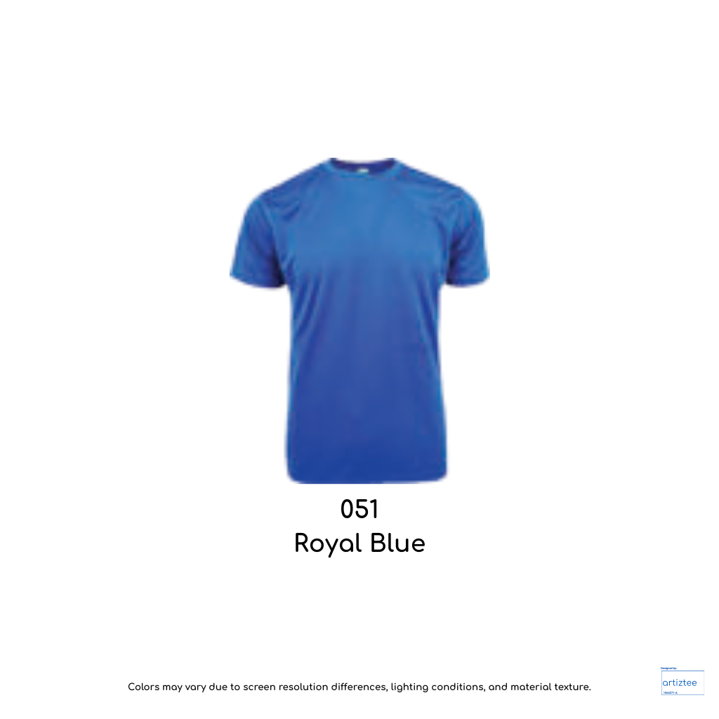 T-Shirt AIRtec Quick Dry Microfiber Mini Mesh Unisex 150gsm P903 051 Royal Blue