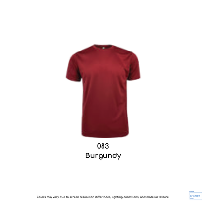 T-Shirt AIRtec Quick Dry Microfiber Mini Mesh Unisex 150gsm P903 083 Burgundy