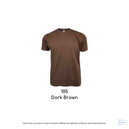 T-Shirt AIRtec Quick Dry Microfiber Mini Mesh Unisex 150gsm P903 105 Dark Brown
