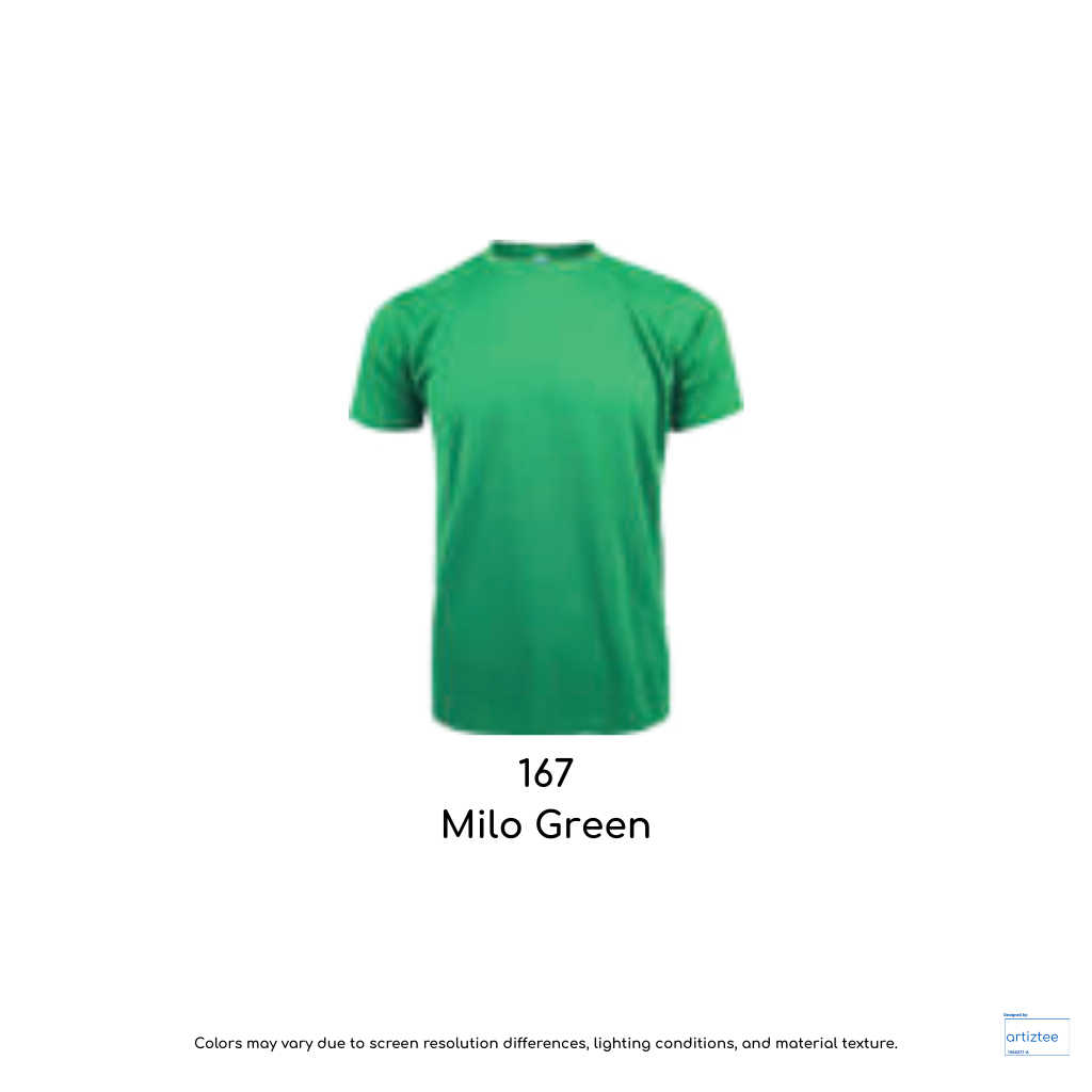 T-Shirt AIRtec Quick Dry Microfiber Mini Mesh Unisex 150gsm P903 167 Milo Green
