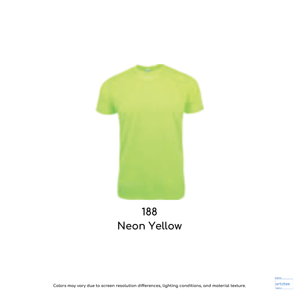 T-Shirt AIRtec Quick Dry Microfiber Mini Mesh Unisex 150gsm P903 188 Neon Yellow