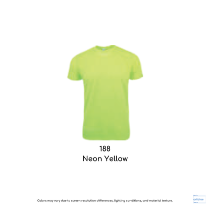 T-Shirt AIRtec Quick Dry Microfiber Mini Mesh Unisex 150gsm P903 188 Neon Yellow