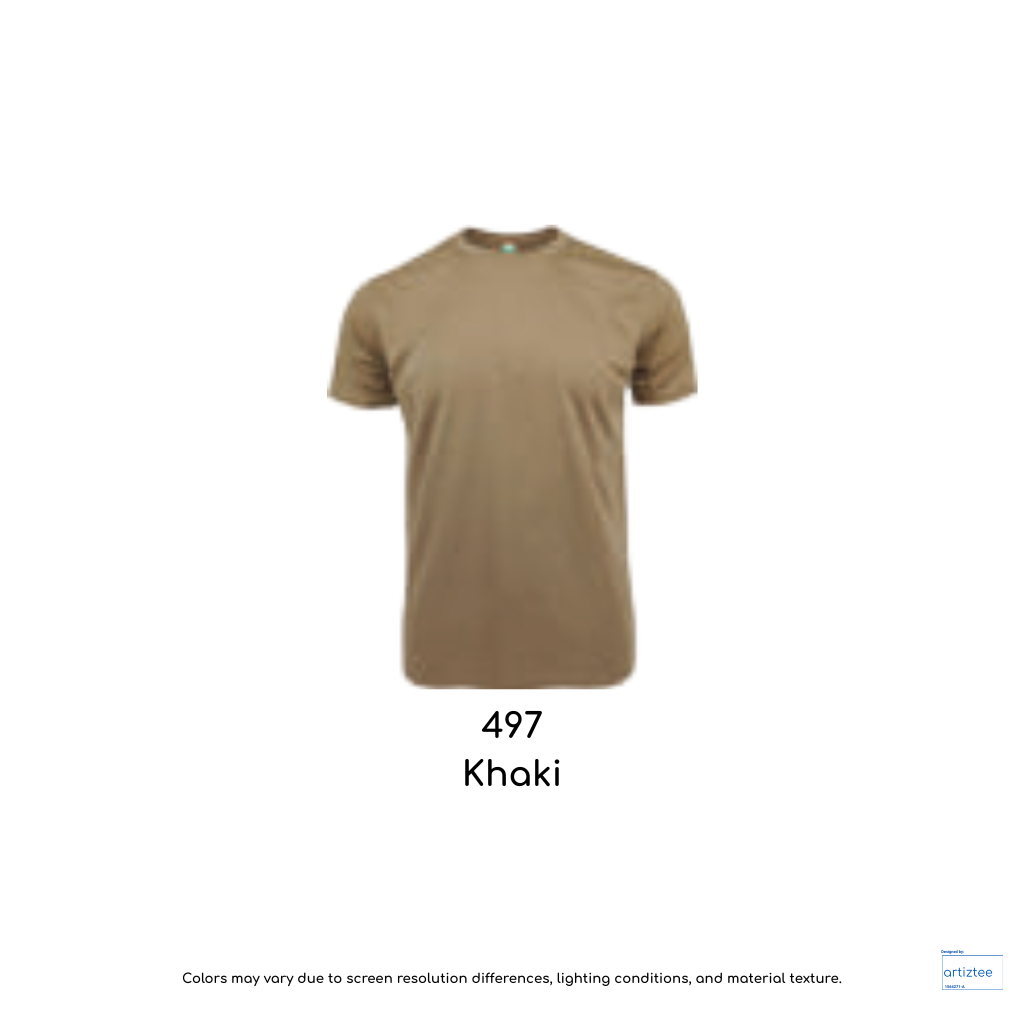 T-Shirt AIRtec Quick Dry Microfiber Mini Mesh Unisex 150gsm P903 497 Khaki