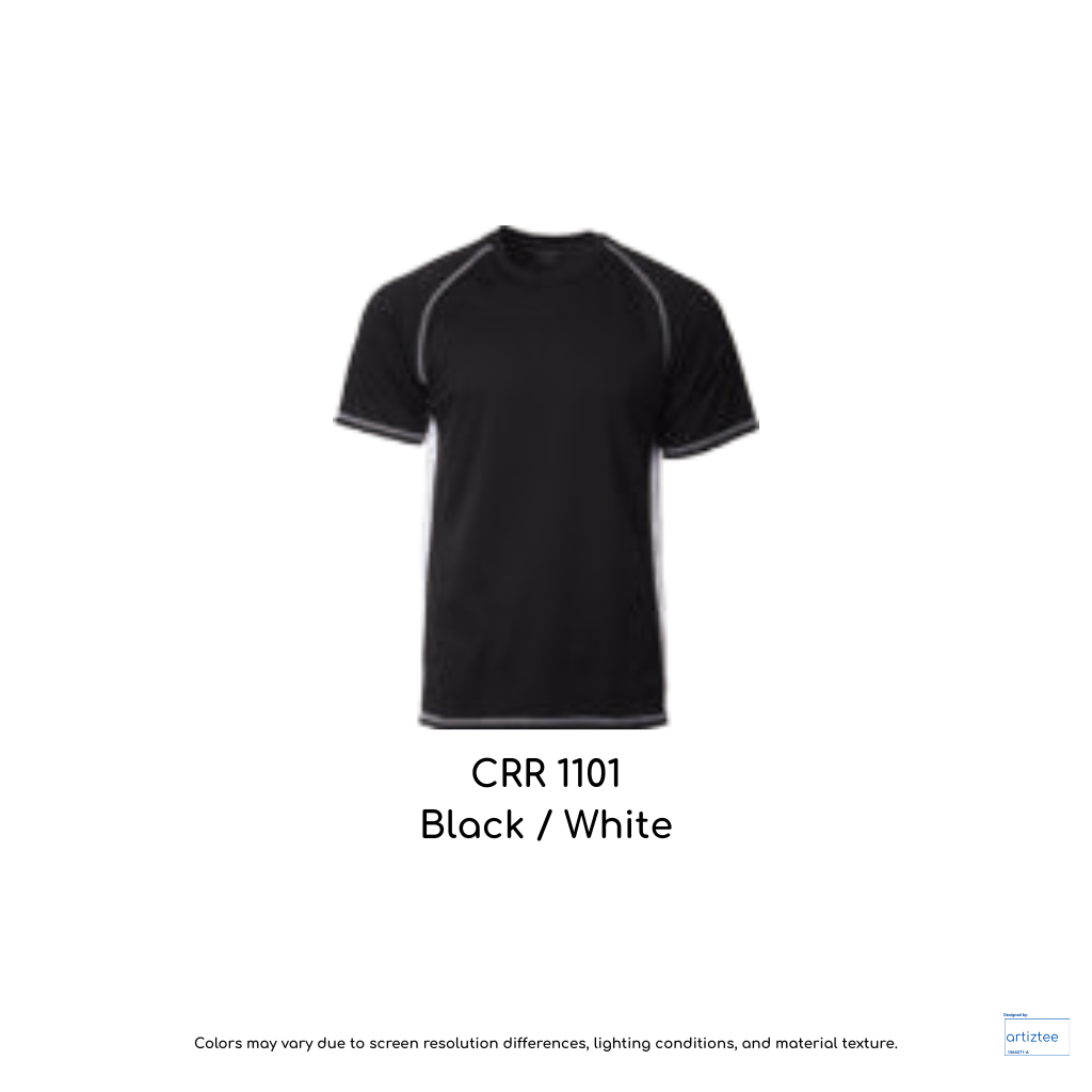 T-Shirt Storm Tee Unisex 160gsm CRR1101 Black White