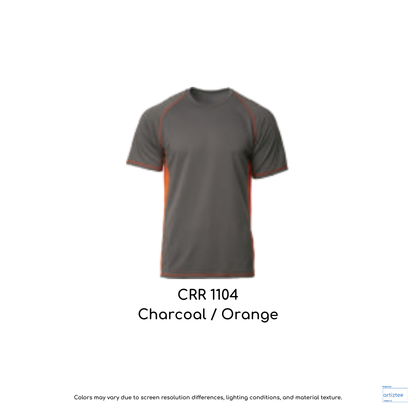 T-Shirt Storm Tee Unisex 160gsm CRR1104 Charcoal Orange