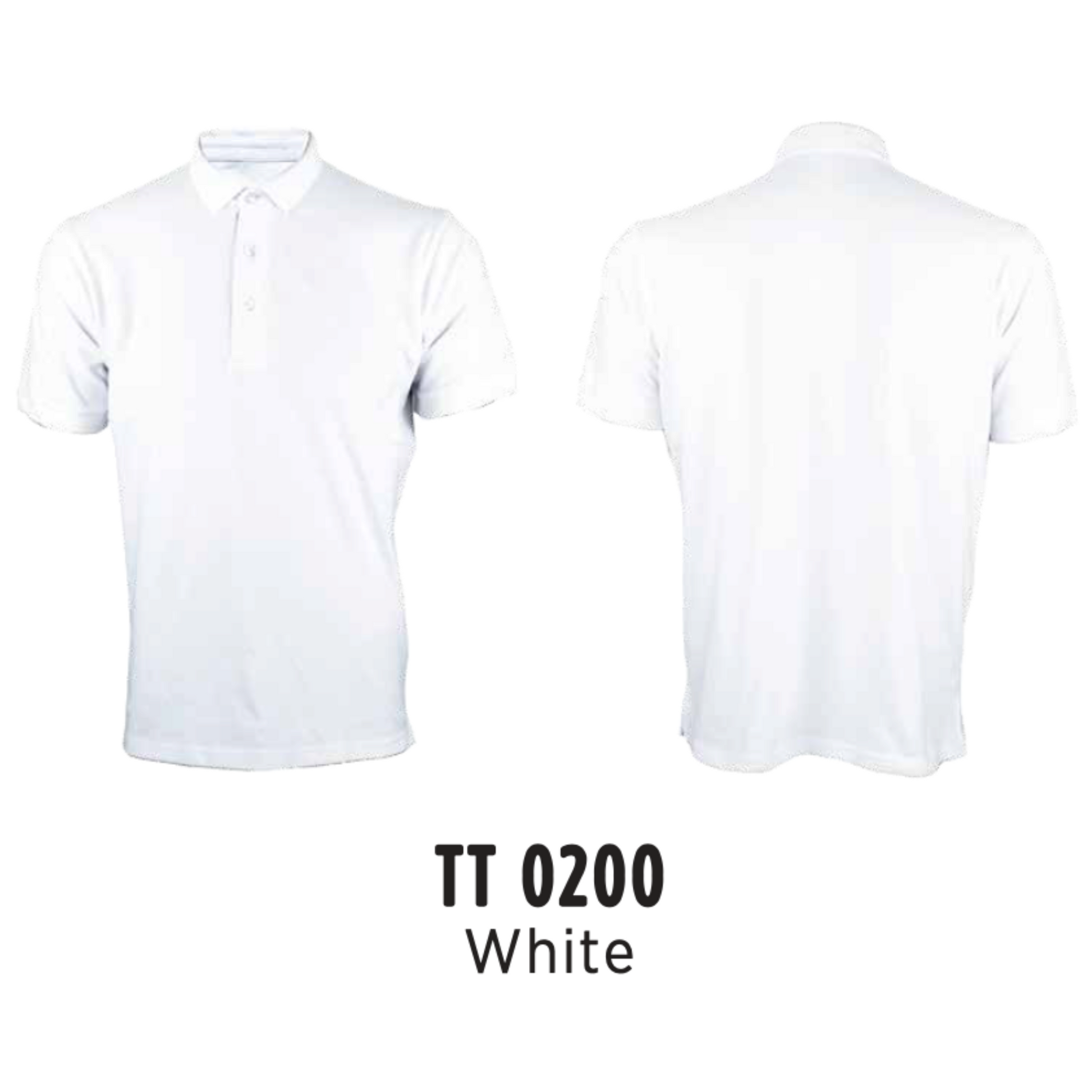 Premium Pique Polo Shirt | White | TT0200