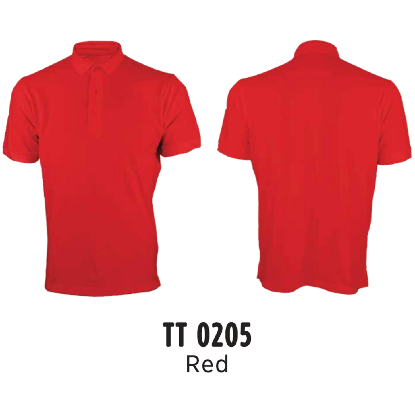 Premium Pique Polo Shirt | Red | TT0205