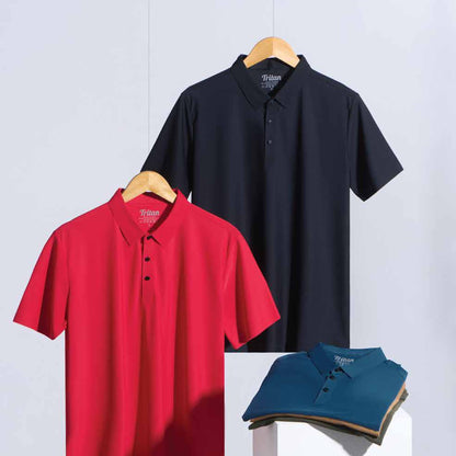 TT05 premium polo shirt detail view