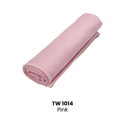 TW 1014 Pink polyester sport towel 14 x 30 inch