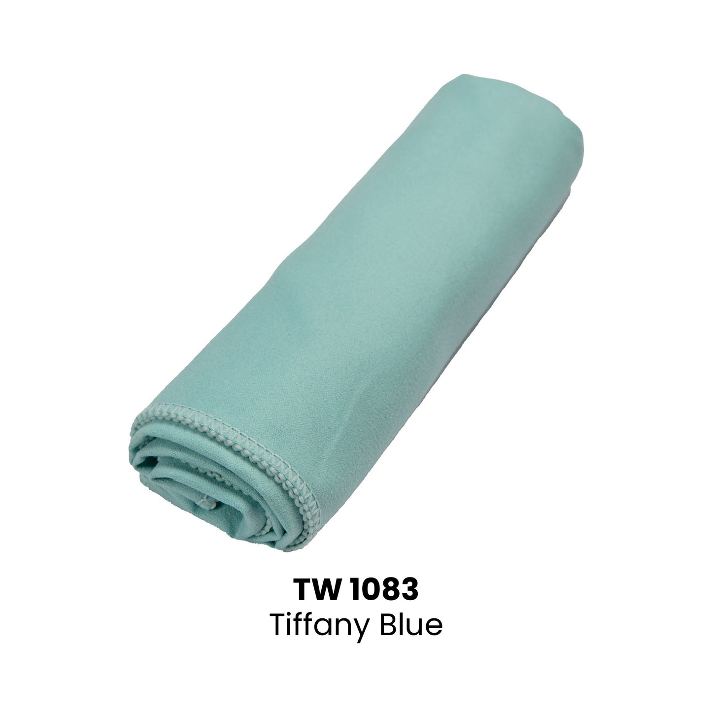 TW 1083 Tiffany Blue polyester sport towel 14 x 30 inch