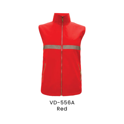 Vest - High Density Tetron | VD-556 | Red | VD-556A | Artiztee