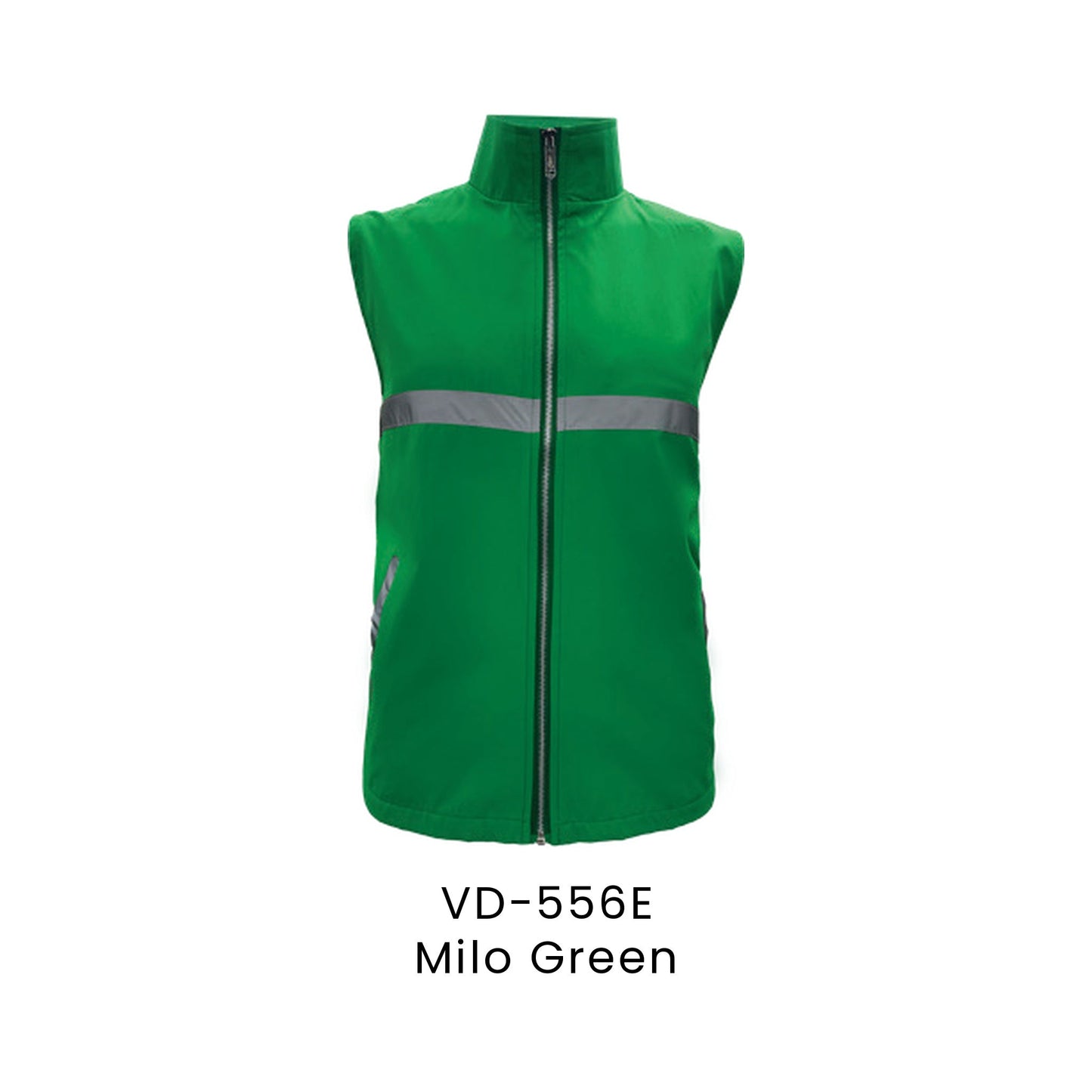 Vest - High Density Tetron | VD-556 | Milo Green | VD-556E | Artiztee