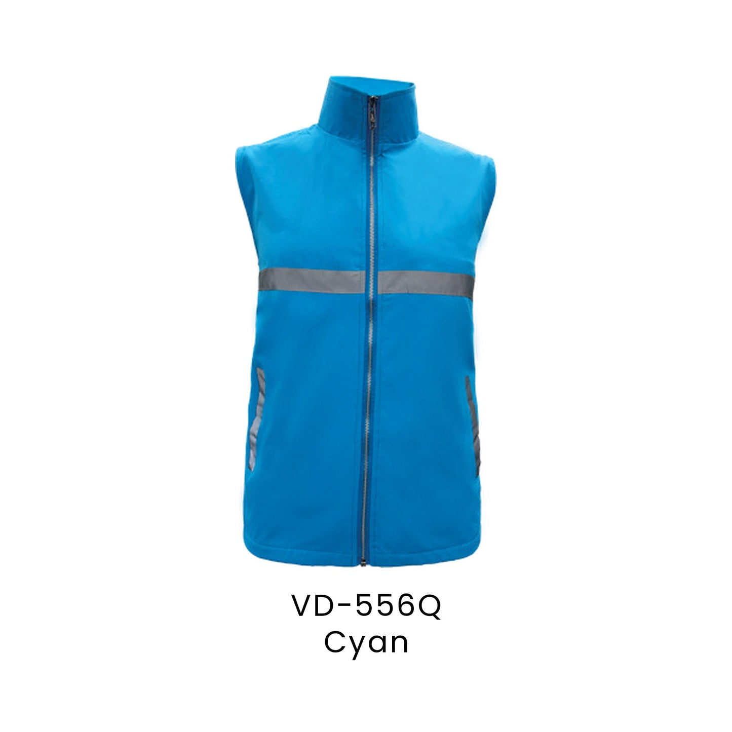 Vest - High Density Tetron | VD-556 | Cyan | VD-556Q | Artiztee