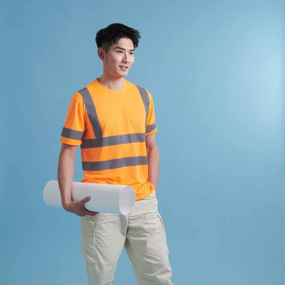 VT05 safety t-shirt worn by a model