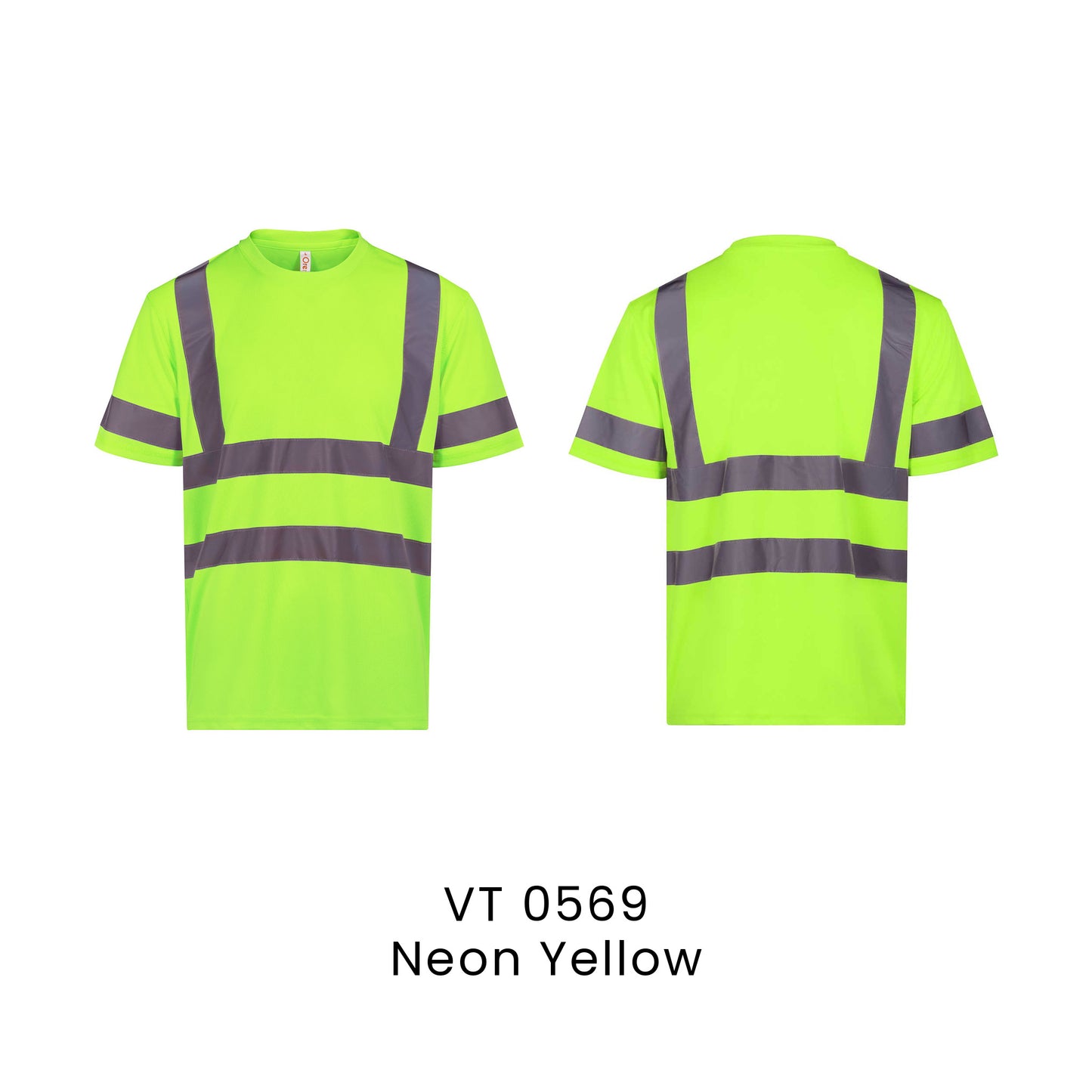 VT 0569 Neon Yellow - VT05 safety t-shirt