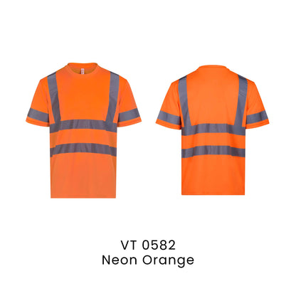 VT 0582 Neon Orange - VT05 safety t-shirt