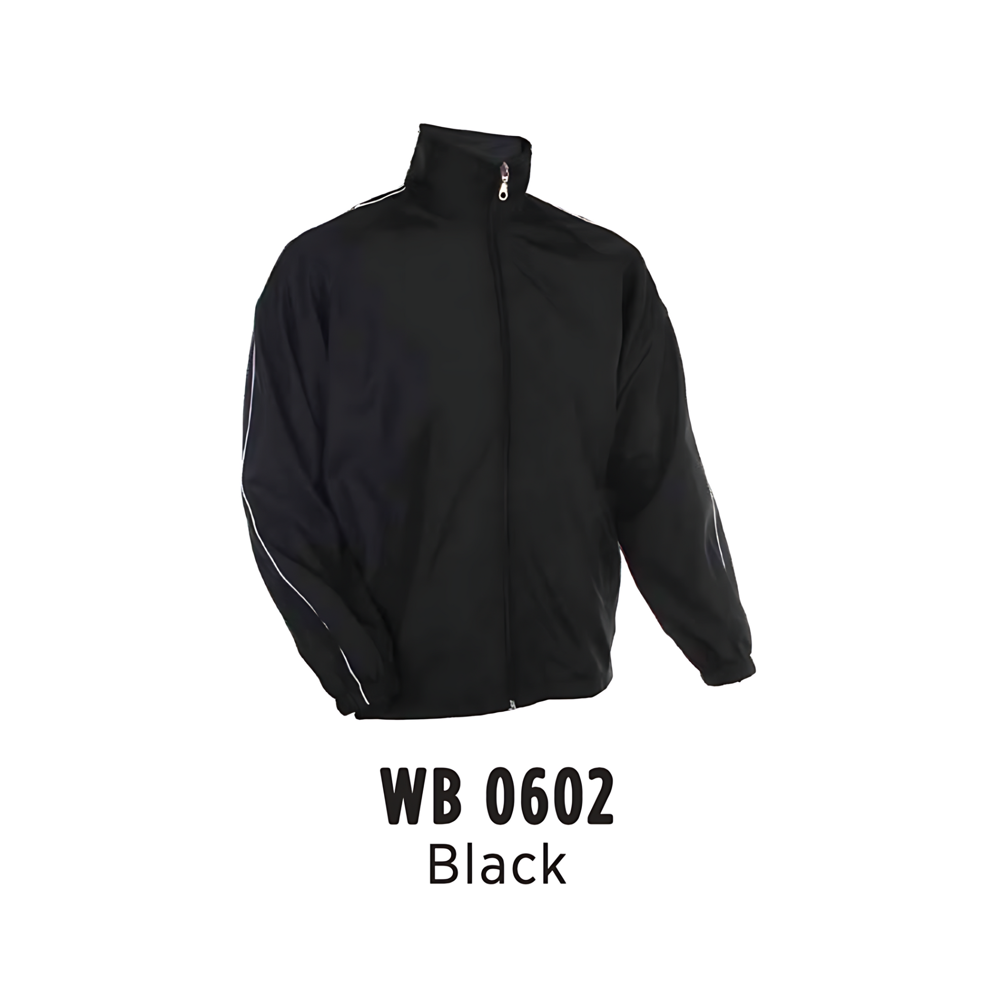 Windbreaker - Full-Zip | Unisex | Black | WB06