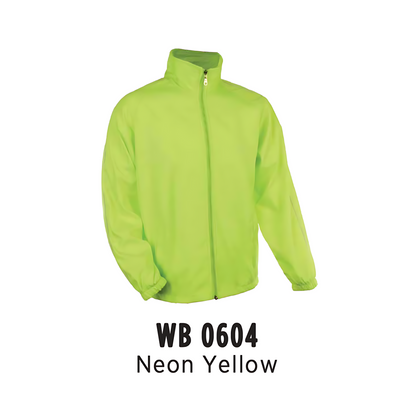 Windbreaker - Full-Zip | Unisex | Neon Yellow | WB0604