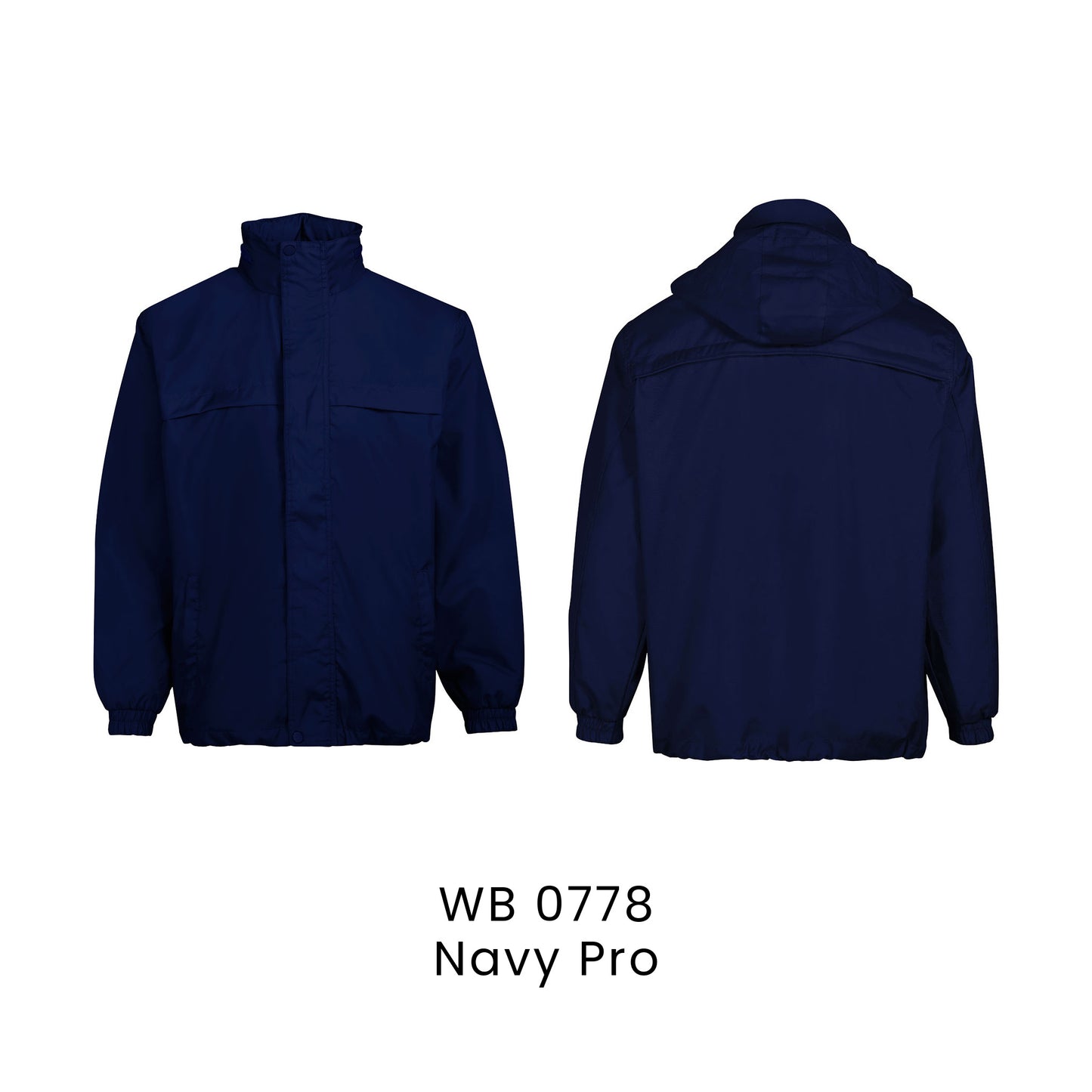 WB 0778 Navy Pro - WB07 windbreaker jacket