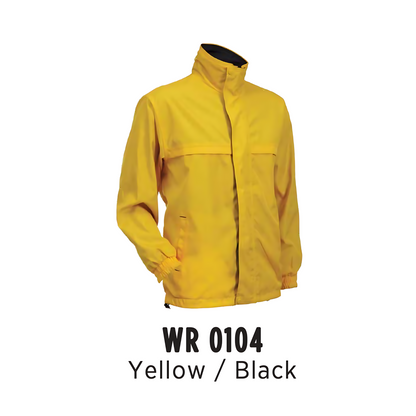 Windbreaker - Reversible | Full-Zip | Unisex | Yellow/Black | WR0104