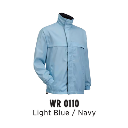 Windbreaker - Reversible | Full-Zip | Unisex | Light Blue/Navy | WR0110