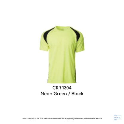 Zen Tee 160gsm Unisex CRR1304 Neon Green Black
